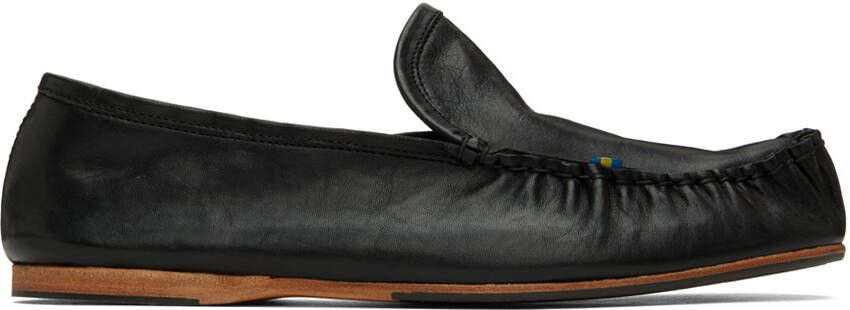 Acne Studios Black Slip-On Loafers - Picture 5