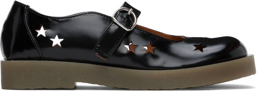 Acne Studios Black Star Cutout Loafers