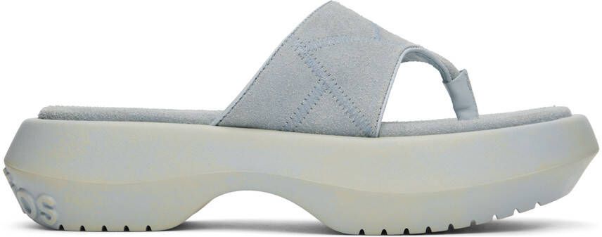 Acne Studios Blue Reversed Sandals