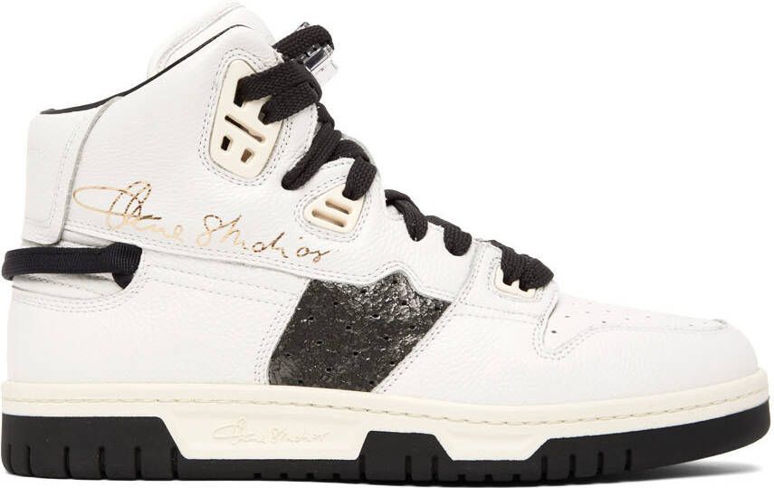 Acne Studios Gray Leather Sneakers