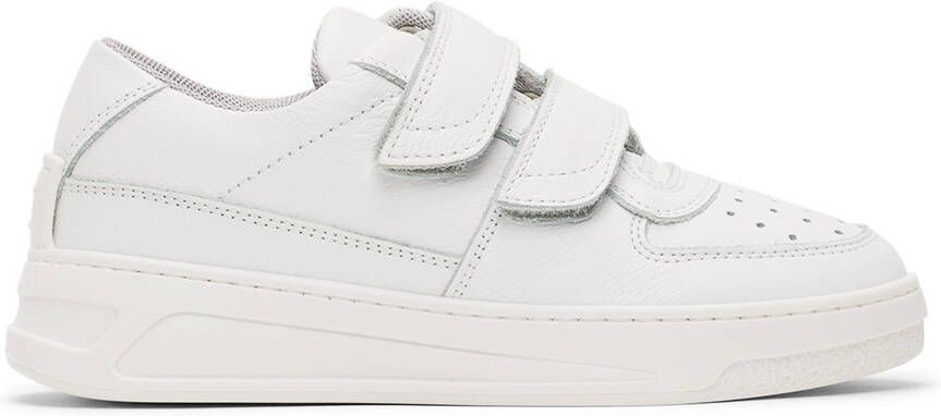 Acne Studios Kids White Velcro Sneakers - Picture 4