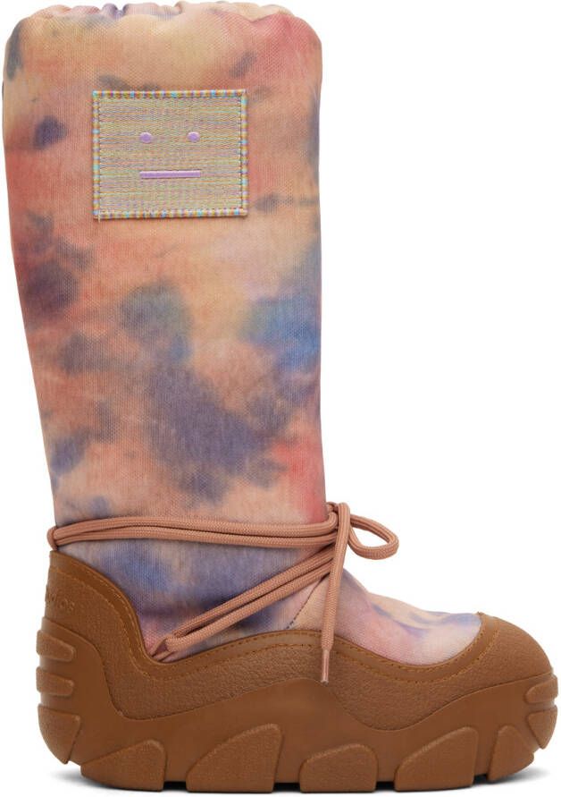 Acne Studios Orange Bolo Cloud Boots - Picture 2