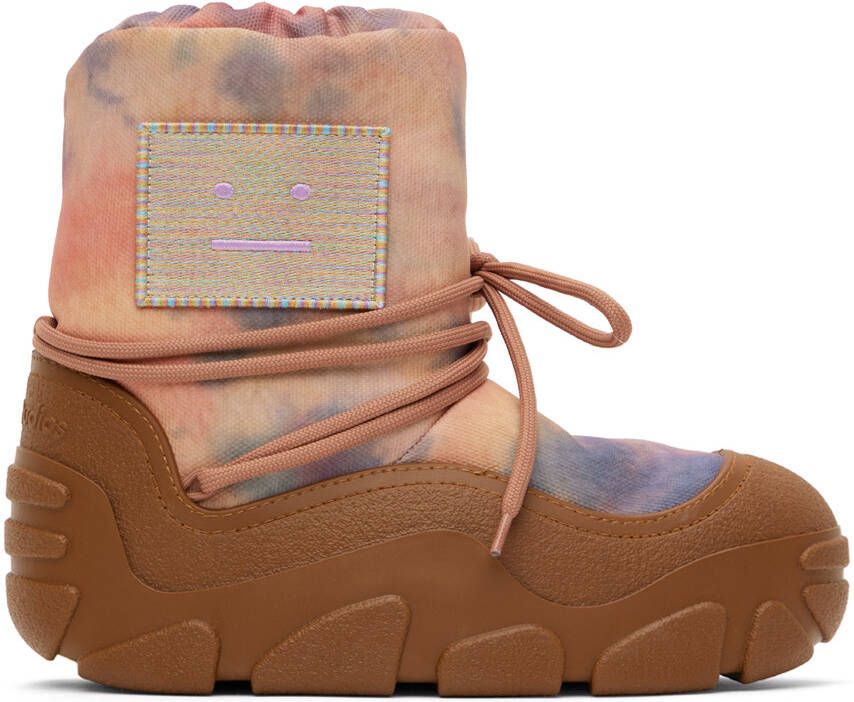 Acne Studios Orange Cloud Snow Ankle Boots - Picture 5