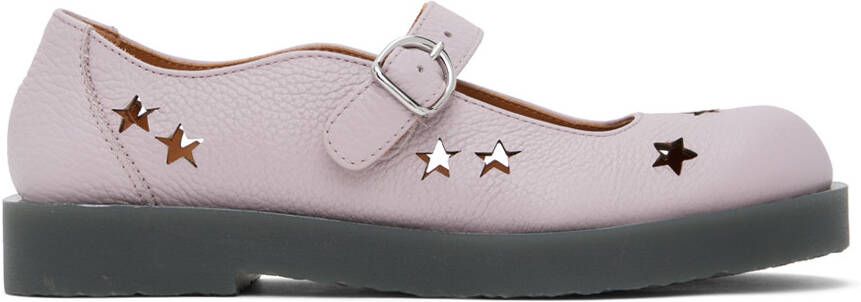 Acne Studios Purple Star Cutout Loafers - Picture 5