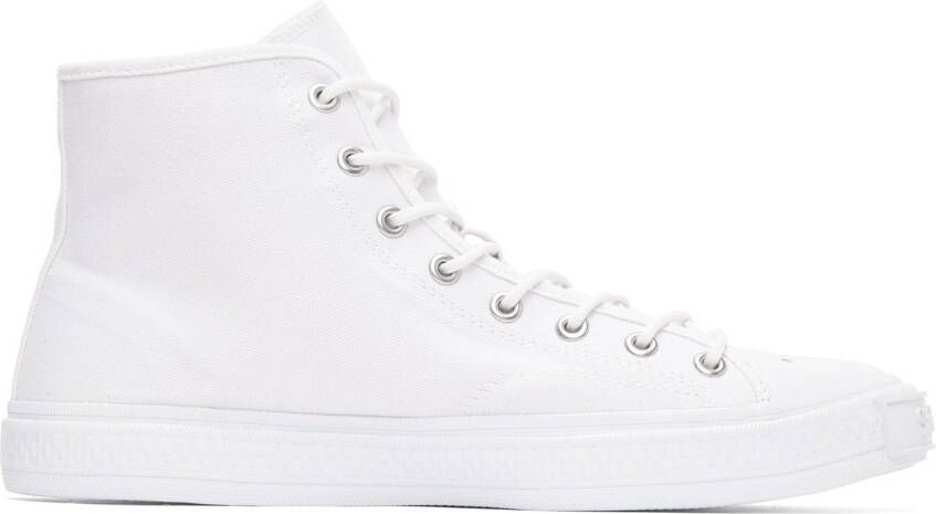 Acne Studios White Ballow High Sneakers - Picture 4