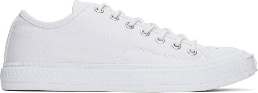 Acne Studios White Canvas Sneakers