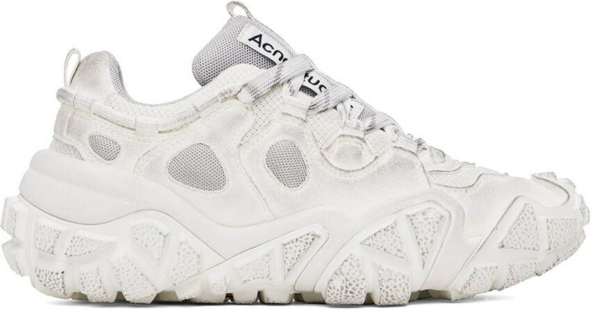 Acne Studios White Chunky Mesh Sneakers - Picture 5