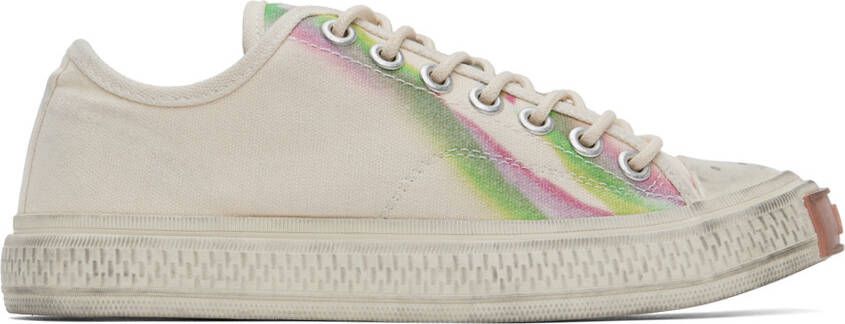 Acne Studios White Sprayed Sneakers
