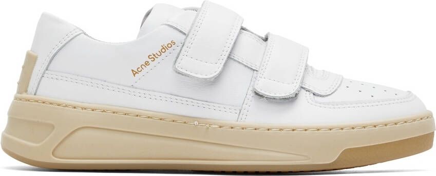 Acne Studios White Steffey Low-Top Sneakers - Picture 5