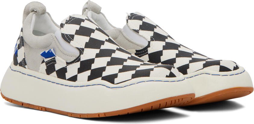 ADER error Black & White Lad Sneakers - Picture 2