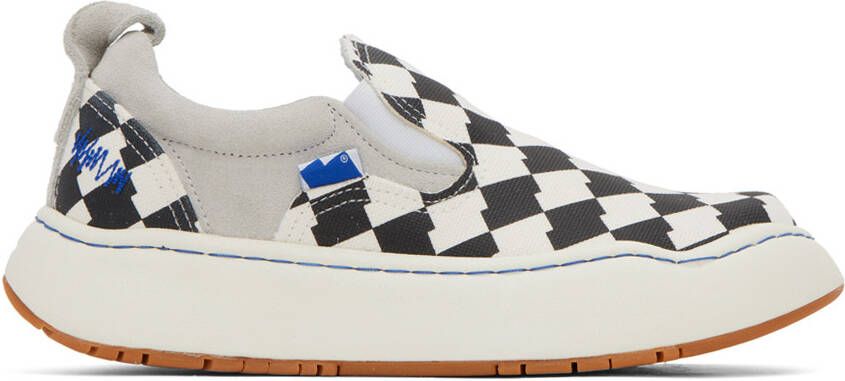 ADER error Black & White Lad Sneakers - Picture 5