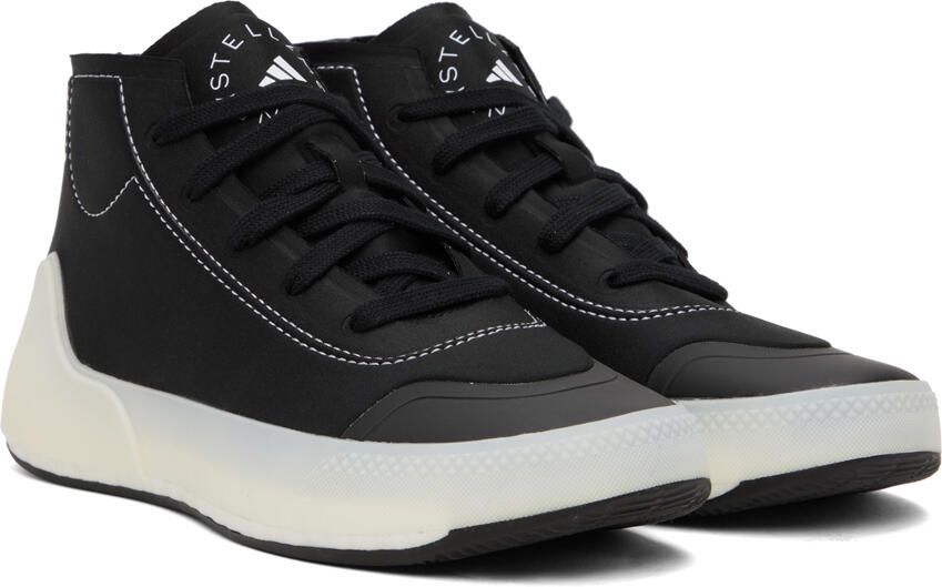 Adidas by Stella McCartney Black Treino Sneakers - Picture 2