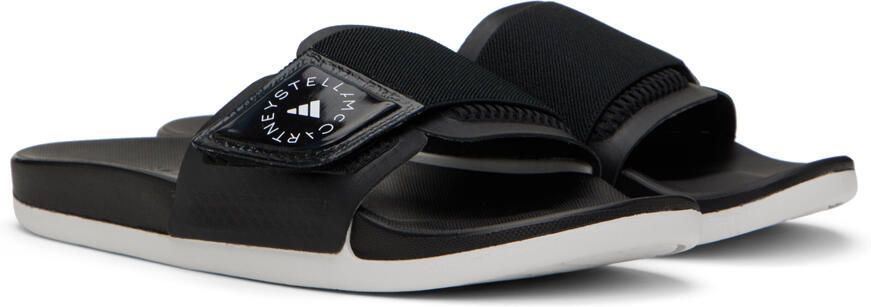 Adidas by Stella McCartney Black Velcro Slides