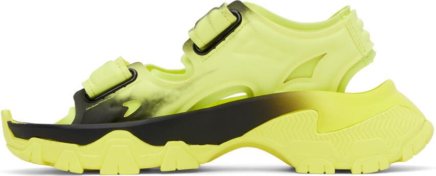 Adidas by Stella McCartney Green Hika Sandals - Picture 3