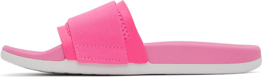 Adidas by Stella McCartney Pink Velcro Slides - Picture 4