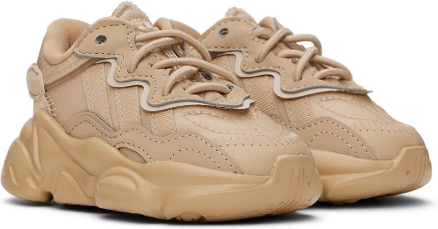 Adidas Kids Baby Beige Ozweego Sneakers - Picture 3