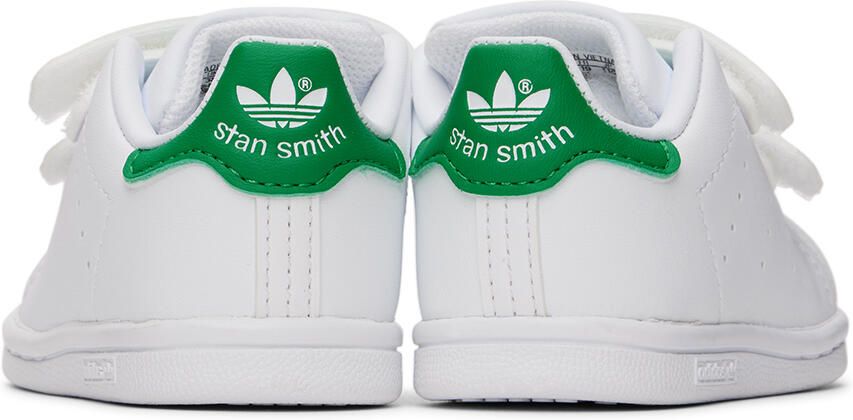 Adidas Kids Baby White Stan Smith Sneakers - Picture 4