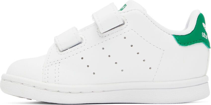 Adidas Kids Baby White Stan Smith Sneakers - Picture 3