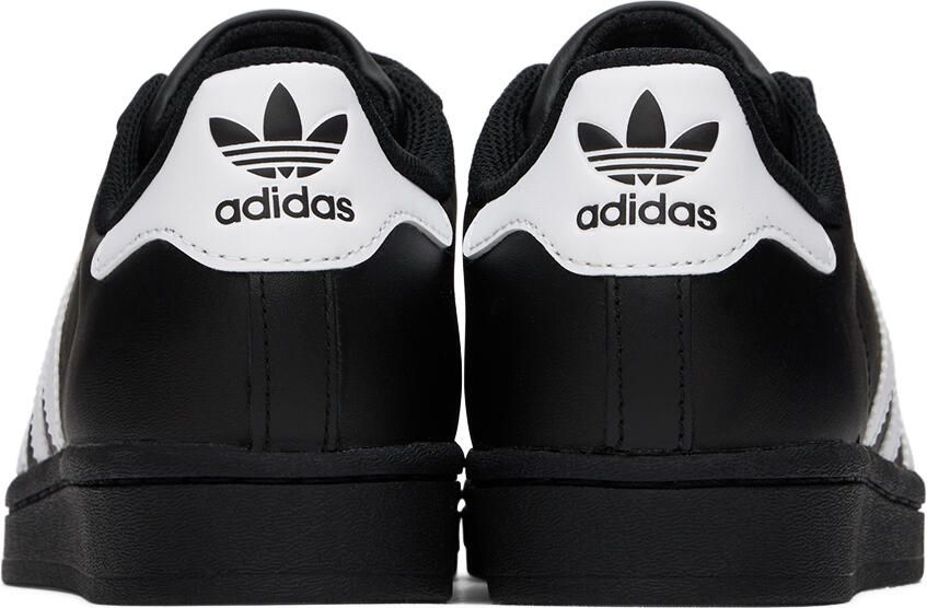 Adidas Kids Black & White Superstar Big Kids Sneakers