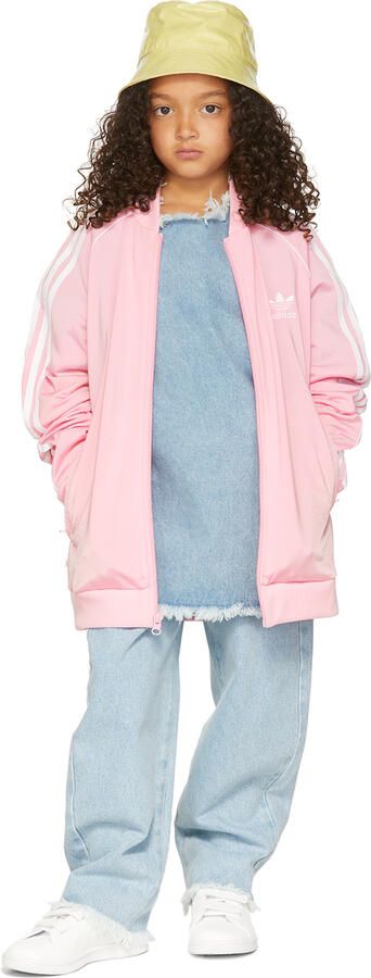 Adidas Kids White & Green Stan Smith Little Kids Sneakers - Picture 4