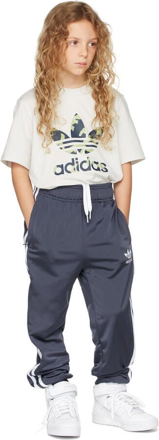 Adidas Kids White Forum Mid Big Kids Sneakers - Picture 4