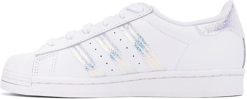 Adidas Kids White Superstar Big Kids Sneakers - Picture 3