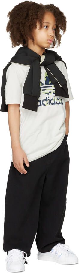 Adidas Kids White Superstar Big Kids Sneakers - Picture 4