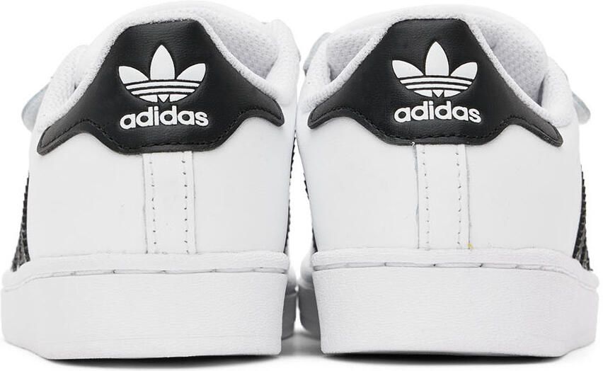 Adidas Kids White & Black Superstar Little Kids Sneakers