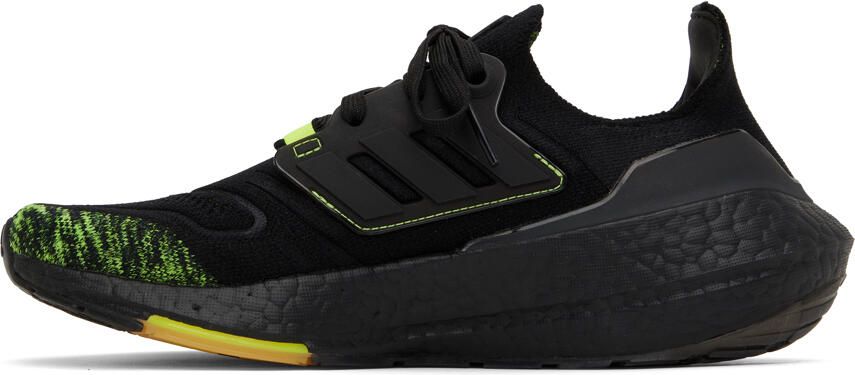 Adidas Originals Black & Yellow Ultraboost 22 Sneakers - Picture 3