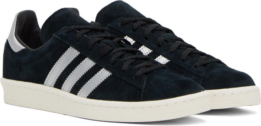 Adidas Originals Black Campus 80s Sneakers - Picture 2