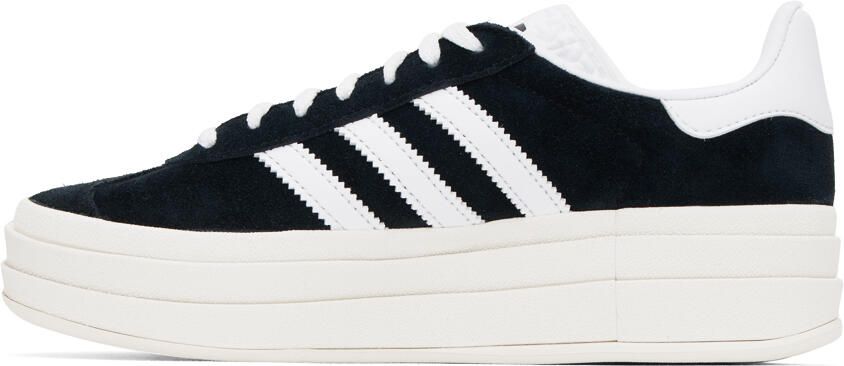 Adidas Originals Black Gazelle Bold Sneakers - Picture 4