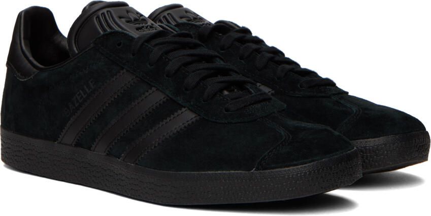 Adidas Originals Black Gazelle Sneakers - Picture 2