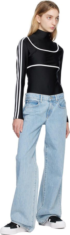 Adidas Originals Black Nizza Platform Sneakers - Picture 4