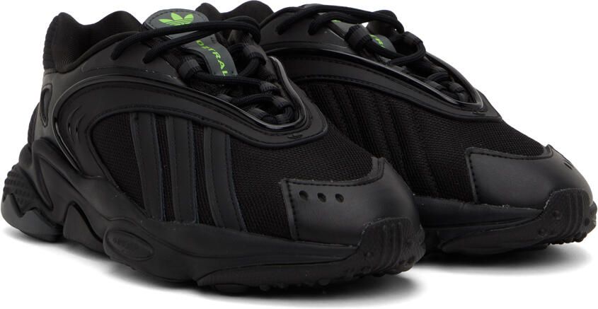 Adidas Originals Black Ozweego Sneakers - Picture 3