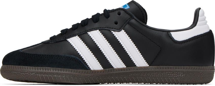 Adidas Originals Black Samba OG Sneakers - Picture 3