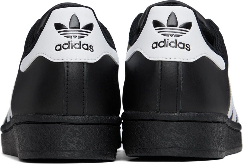 Adidas Originals Black Superstar Sneakers