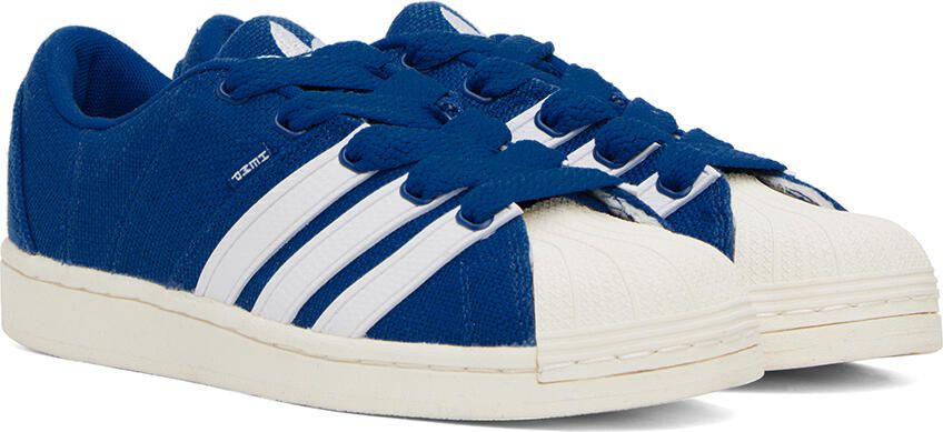Adidas Originals Blue Superstar Supermodified Sneakers - Picture 2