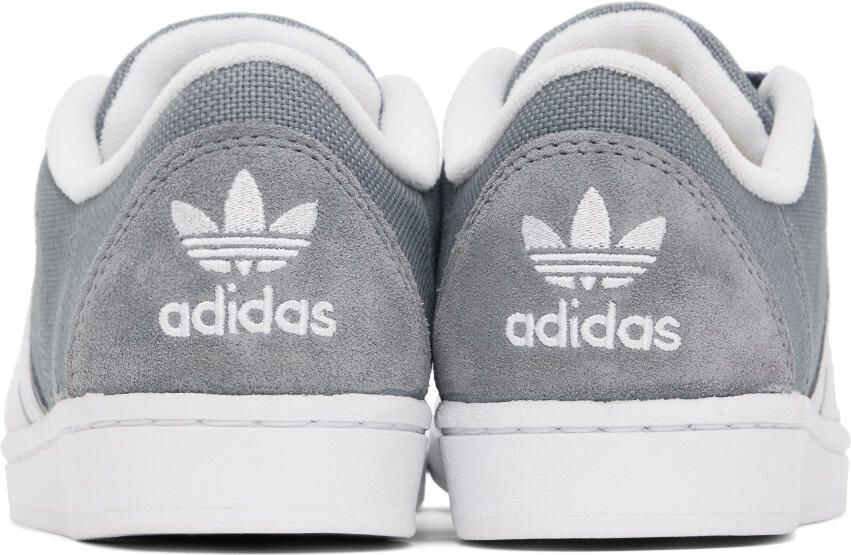Adidas Originals Gray & White Superstar Supermodified Sneakers - Picture 5