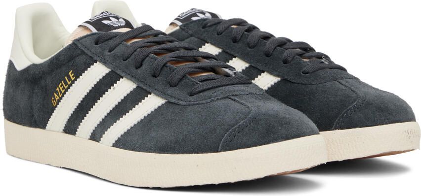 Adidas Originals Gray Gazelle Sneakers - Picture 2