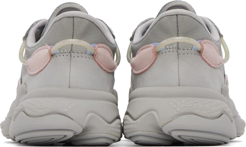 Adidas Originals Gray Ozweego Sneakers - Picture 5