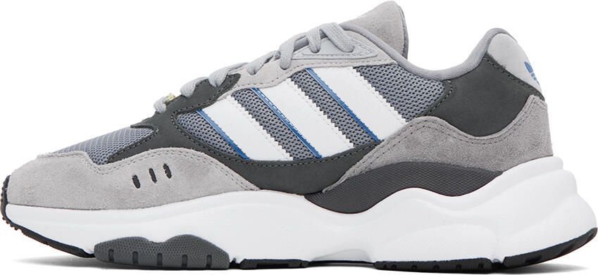 Adidas Originals Gray Retropy F90 Sneakers - Picture 3