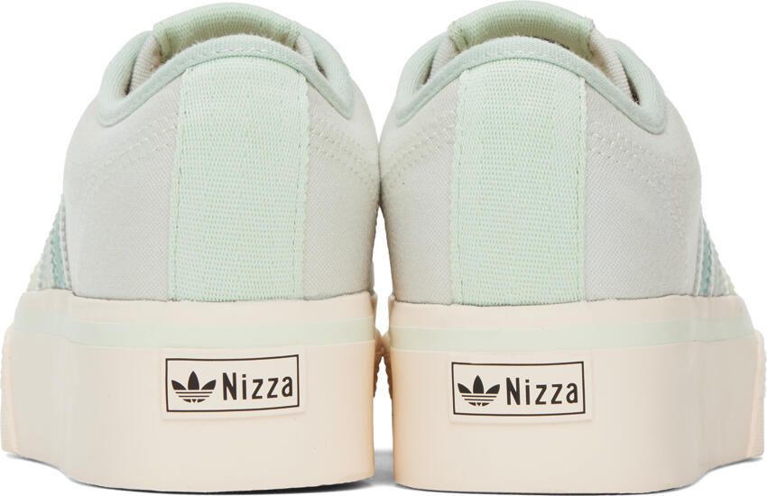Adidas Originals Green Nizza Platform Sneakers