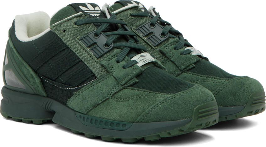 Adidas Originals Green ZX 8000 Parley Sneakers - Picture 2
