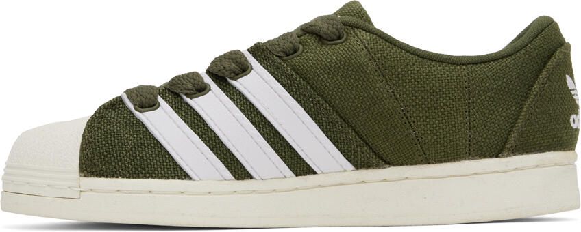 Adidas Originals Khaki Superstar Supermodified Sneakers - Picture 3