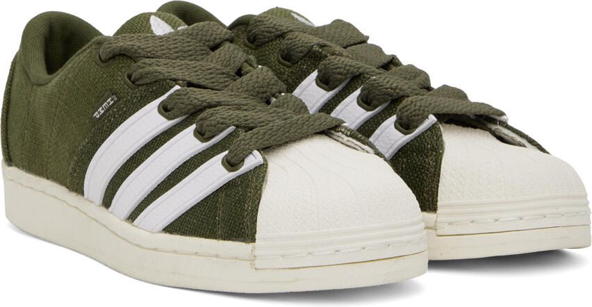 Adidas Originals Khaki Superstar Supermodified Sneakers - Picture 2