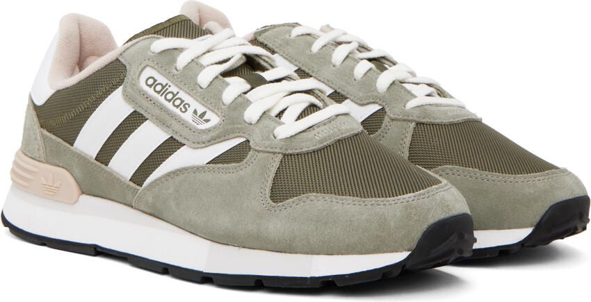 Adidas Originals Khaki Treziod 2 Sneakers - Picture 4