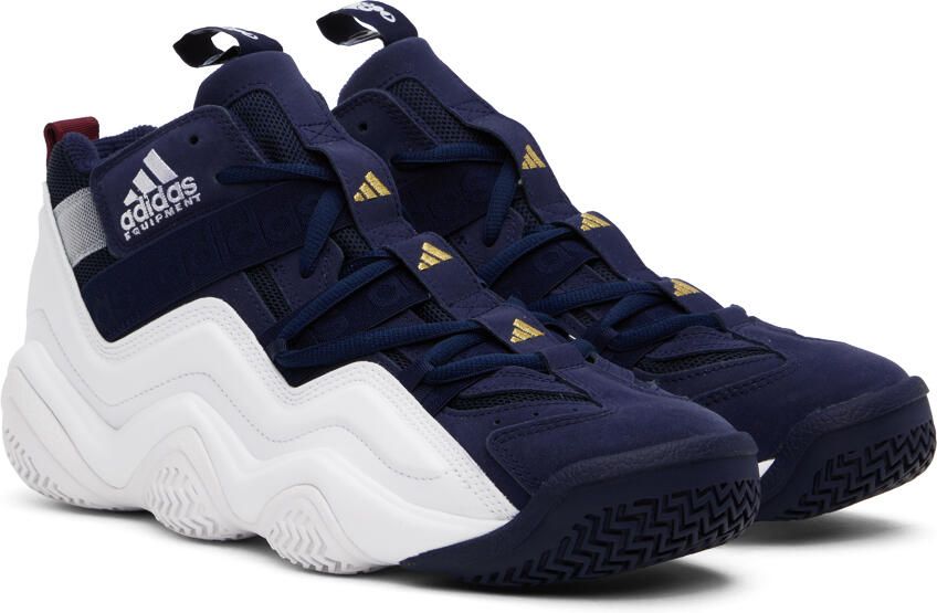 Adidas Originals Navy & White Top Ten 2000 Sneakers - Picture 2