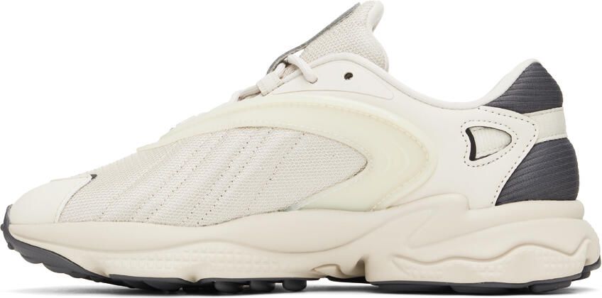 Adidas Originals Off-White & Gray Oztral Sneakers - Picture 3