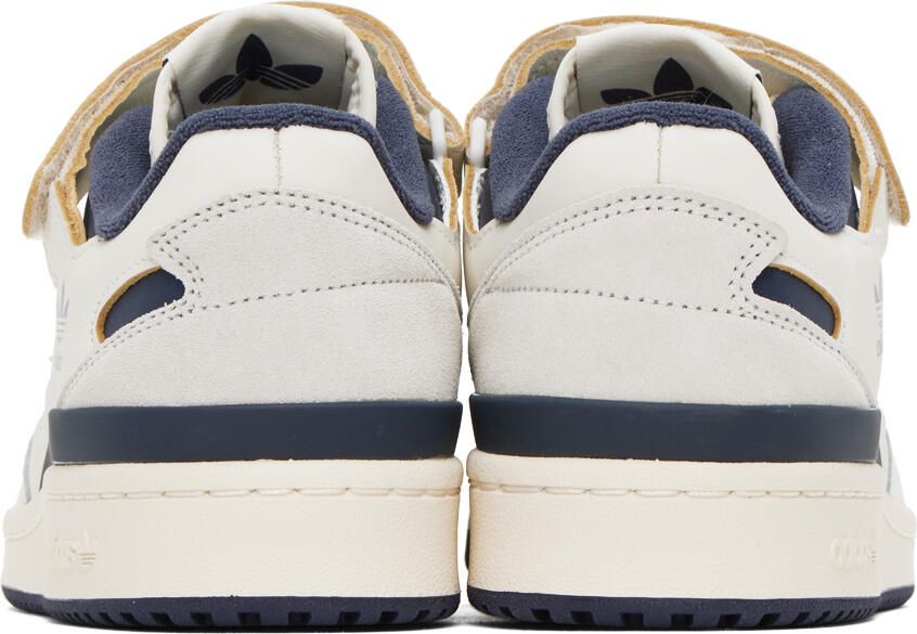 Adidas Originals Off-White & Navy Forum 84 Sneakers