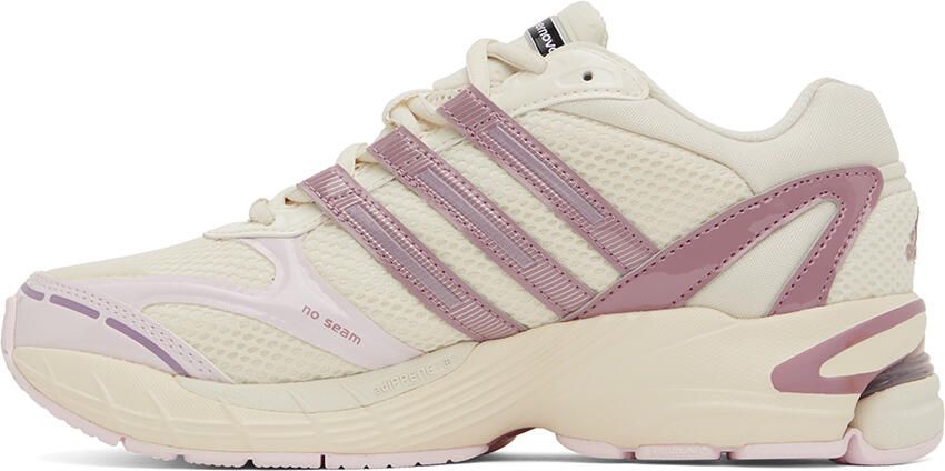 Adidas Originals Off-White & Purple Supernova Cushion 7 Sneakers - Picture 3